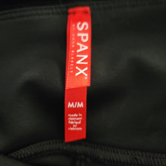SPANX High Waist Velvet Leggings Size Medium - Picture 3 of 6